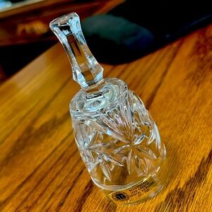 Vintage Tritschler Winterhalder Cristal Au Plomb Lead Crystal Bell - W Germany